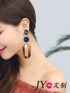 Korean style long ear clips, high-end earrings, personalized 2021 new trendy, exaggerated and retro earrings, women's earrings 810 Application Scenario